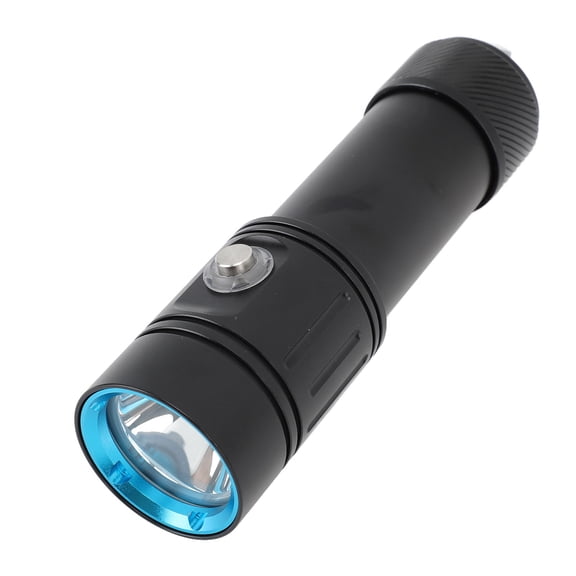 YAHHU 5000LM Diving Flashlight 4 Modes IPX8 Waterproof Submersible White Light LED Dive Torch