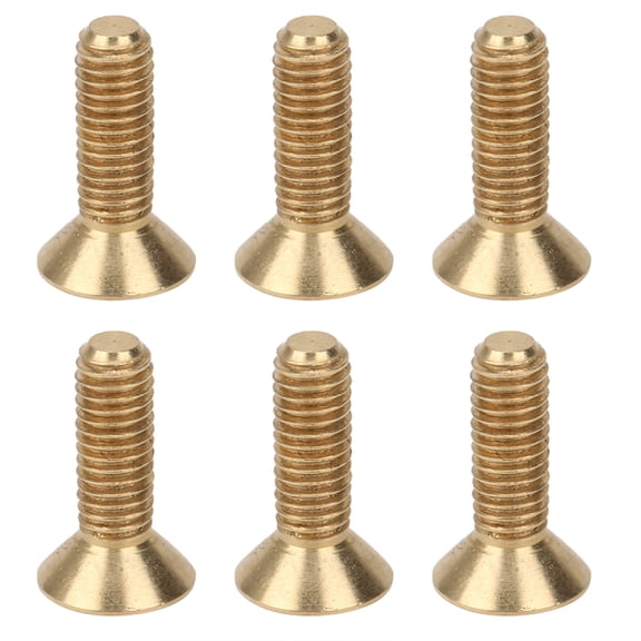 YAHHU 50Pcs Pure Copper Countersunk Hex Socket Screws Flat Head M5 x 16mm Hardware Accessories