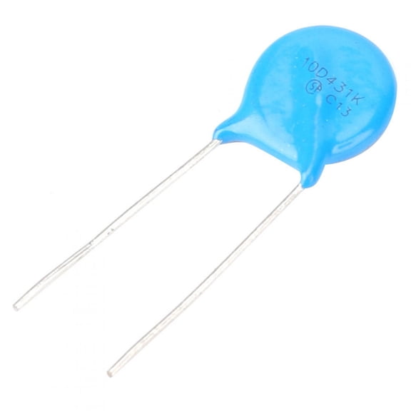YAHHU 50Pcs Varistors Inline High Quality 10D431K 10D-431K 10mm / 0.39 inches Diameter 430V Electronic Component Protection for Circuit Safety