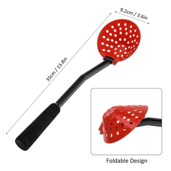 YAHHU 50cm Detachable Ice Fishing Rod & Reel Combo with Ice Skimmer, Tackle Box, Carry Bag & Accessories