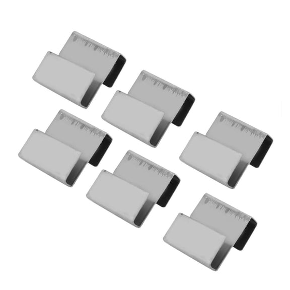 YAHHU 50pcs Stainless Steel Greenhouse Overlap S Clips Glass Frame Fixing Clamp 0.8 in / 2 cm
