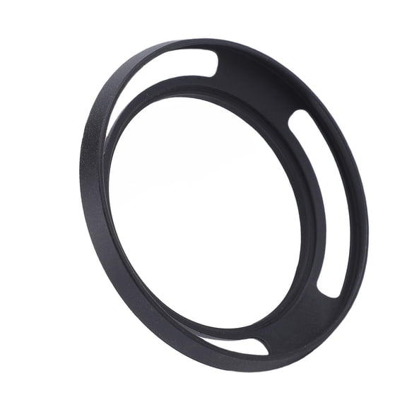 YAHHU 52mm Hollow Lens Hood Fit for Fujifilm XC 15-45mm Lens Metal Hood Shade Accessories, 2.05 inches / 52 mm Wide-Angle Protective Shield Cover Filter Companion Black