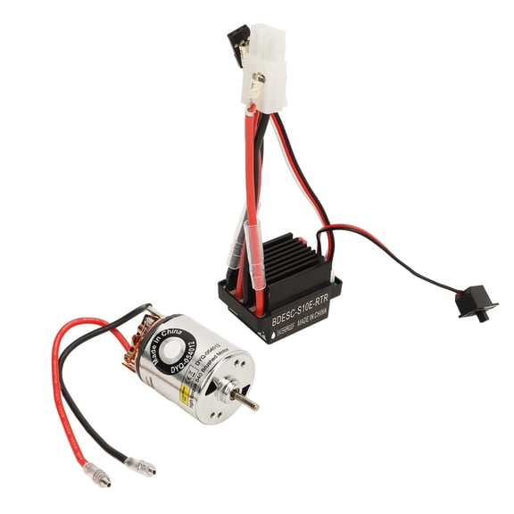 YAHHU 540 Brushed Motor 320A ESC Combo Set High Torque Waterproof RC Vehicle Upgrade Kit for Traxxas Redcat HPI Crawler 12T