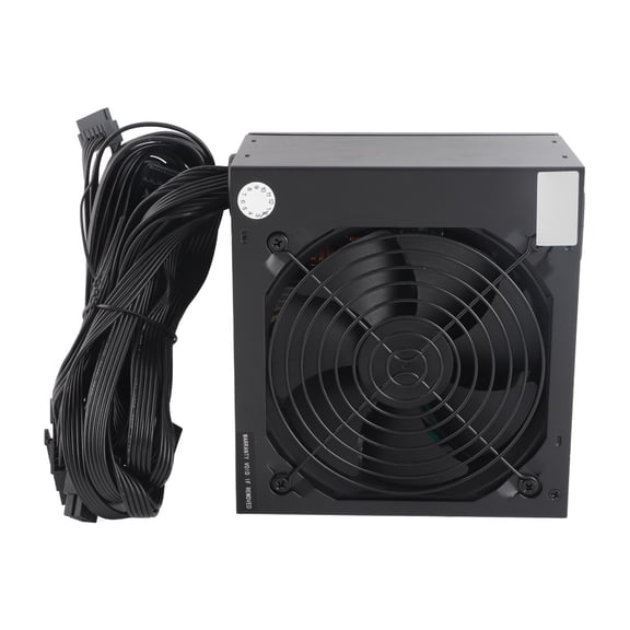 YAHHU 550W ATX Desktop Computer Power Supply, 180-264V, 120mm Quiet Fan, Aluminum Alloy Gaming PC Chassis Power Component
