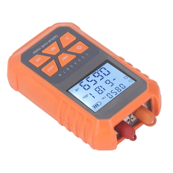 YAHHU 5KM Visual Fault Locator & Optical Power Meter Handheld Fiber Optic Cable Tester Kit, Wavelength 800-1700nm, -70~+6dBm Range, VFL Tester for Network Maintenance (5.12 inches / 13 cm)