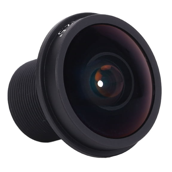 YAHHU 5MP HD 1.8mm Fisheye Lens Panoramic F2.0 180 Degree Wide Angle M12 Interface Security Camera Replacement Lens (0.79 inches / 20 mm) For Home And Business Office Surveillance Systems