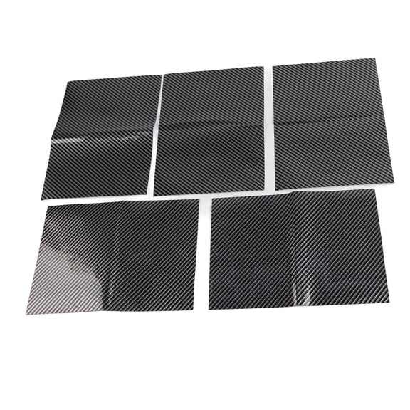 YAHHU 5PCS RC Car Wrap Film Carbon Fiber Style Waterproof Decal Sheet, 11.8x7.9 inches (30x20 cm), Ideal for Body Shell, Engine Hood, and Remote Control Parts, Upgrade Your RC Cars Look Today