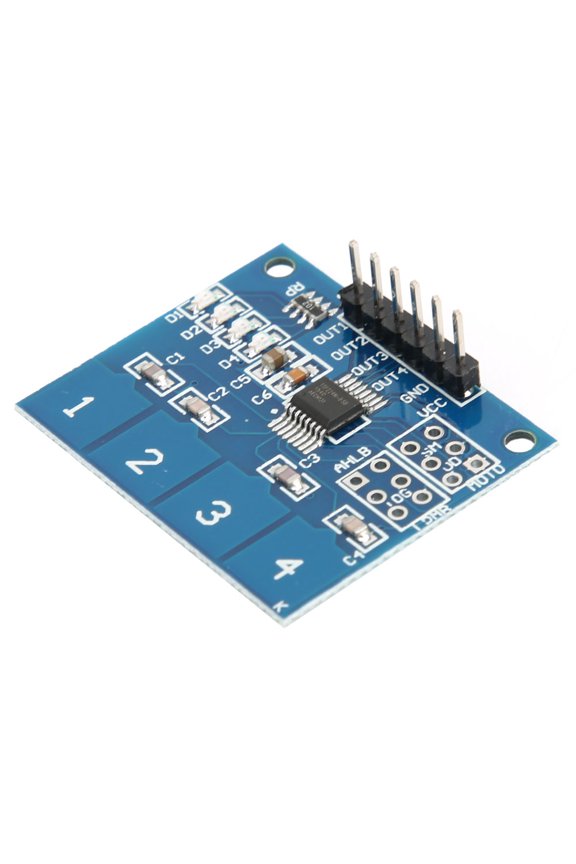 5Pcs TTP224 4 Channels Capacitive Touch Switch Digital Touch Sensor Module