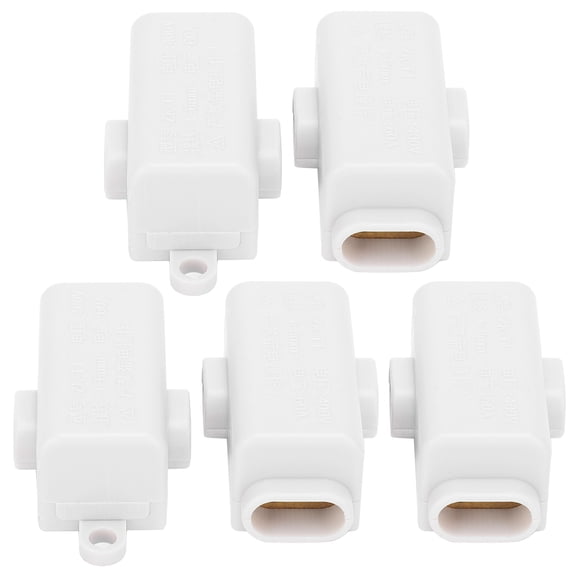YAHHU 5Pcs Terminal Parallel Spliter Copper Junction Connector Box for Ceiling Light Wiring ZK-T1 (1.3 inches / 33.02 cm)
