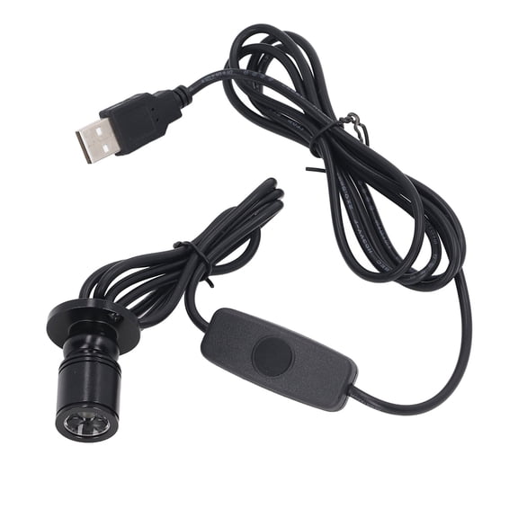YAHHU 5V Mini Spot Lights Bright USB Dimmable LED Spotlight with 6.6ft / 2m Cable for Showcase Jewelry Cabinet Porch Warm White 3000K