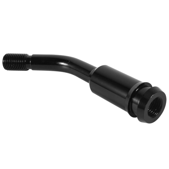 YAHHU 5in Car Shift Knob Extender Straight Gear Shifter Lever Extension Aluminum Alloy for T4 1990-2003 Black
