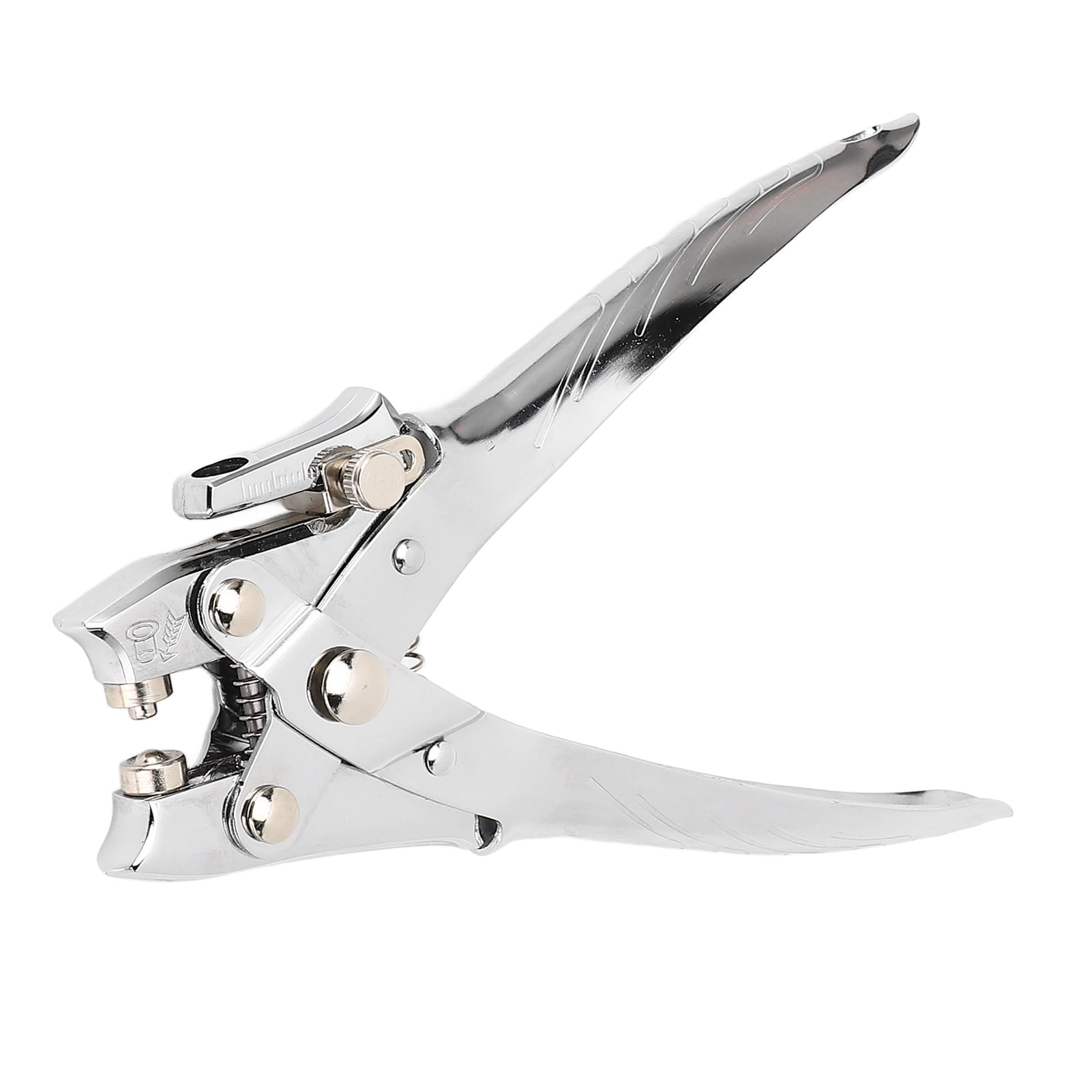 YAHHU 5mm Eyelet Hole Puncher Labor Saving Manual Grommet Pliers Punching Tool, Heavy Duty 30 Sheets Capacity For A4 Paper, Leather, Belts, And Crafts