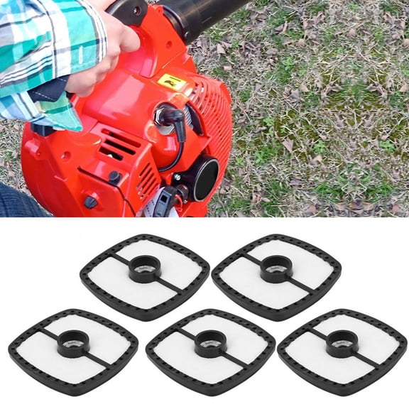 YAHHU 5pcs Air Filter Replacement for Echo 13031054130 Trimmer Blower A226001410 SRM 210 225 HC150 Outdoor Power Equipment Lawn Mower Parts (2.76 inches / 7 cm)