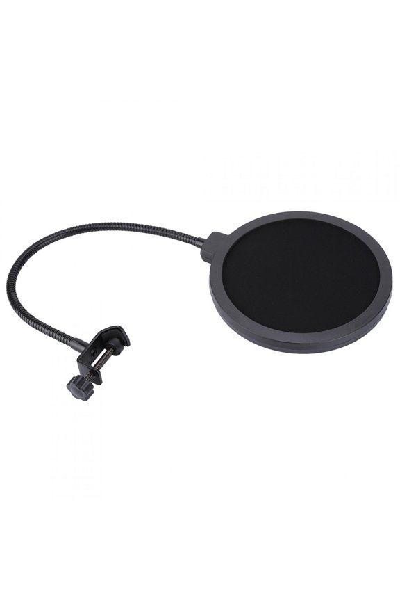 6.1 inches / 15.5 cm Pop Filter Microphone Studio Recording Shield with Flexible Gooseneck