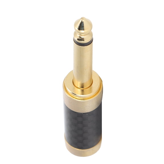 YAHHU 6.35mm Replacement Repair Balanced Plug Mono Male Plug for Microphone Speaker Audio Cable Repair Connector Universal Metal Adapter Part, 2.76 inches / 7.00 cm
