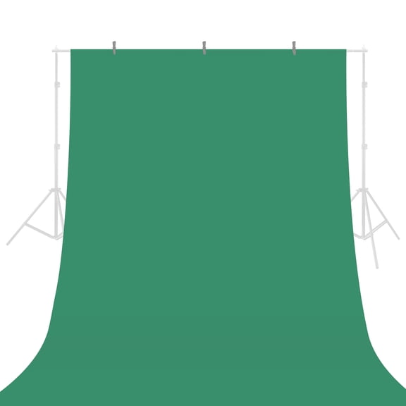YAHHU 6.6 x 5.2ft / 2 x 1.6m Green Non-Woven Photography Background Screen Washable Photo Studio Portrait Video Backdrop Props for Professional and Home Use