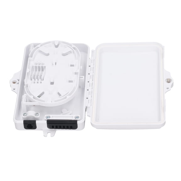 YAHHU 6 Core Fiber Distribution Box, Waterproof FTTH Terminal Box for Indoor and Outdoor Use, Premium Fiber Optic Junction Splitter Box, Wall Mounted Network Equipment (8.27 inches / 21 cm)