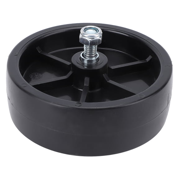 YAHHU 6 Inches / 15.2 cm Boat Trailer Tongue Jack Wheel Replacement Nylon Plastic Caster 1200 lbs Loading Capacity for Marine Boating Accessories Single-Axle Trailer Parts