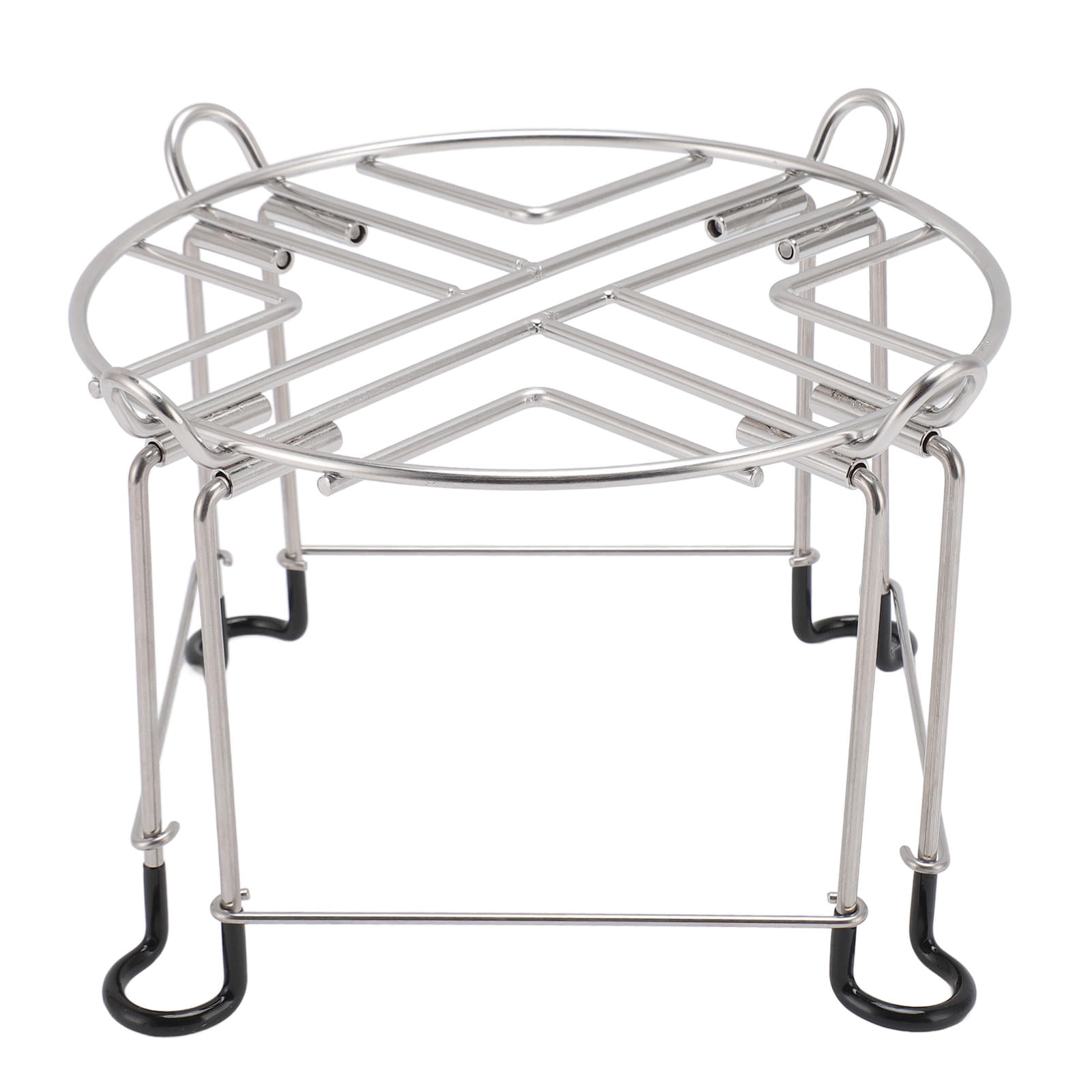 YAHHU 6‑inch Tall 9‑inch Diameter Stainless Steel Water Filter Stand – Portable, Non‑Skid, Hook‑Ready for Medium‑Size Gravity Filters
