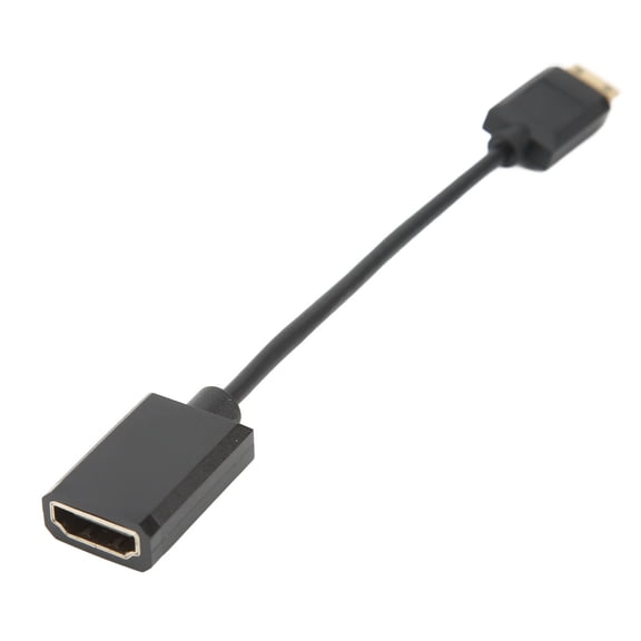 YAHHU 6 inches / 15.24 cm 4K 60Hz High Definition Multimedia Interface Cable Mini Male to Female Adapter Cord for Camera Tablet Laptop Projector