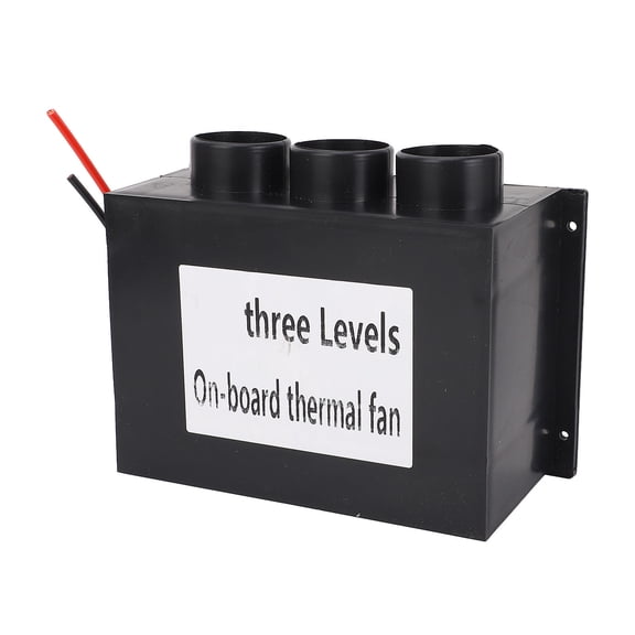 YAHHU 600W DC24V Portable Auto Fan Heater 3Port Design, Dual Temperature Control, Quiet Defrosting & Defogging for Winter & Humid Spaces