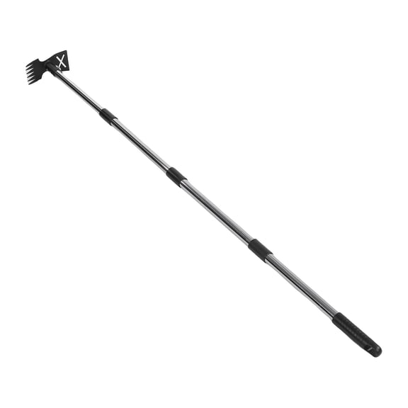 YAHHU 60in / 152.4cm Stand Up Weed Puller Tool with Long Handle, Manual Weeder & Hand Weed Rake