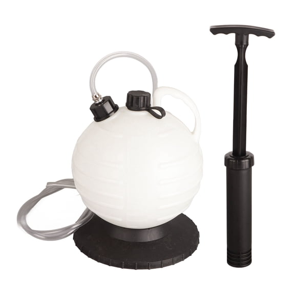 YAHHU 6L / 6.34 Qt Vacuum Oil Extractor Pump Manual Plastic Fluid Pump for Automobile Marine Boat Ship