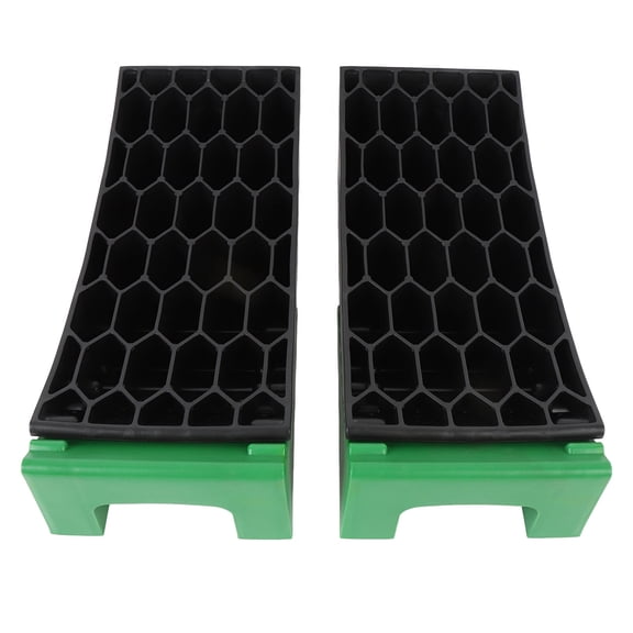 YAHHU 6Pcs Curved Leveling Block 35000lb Load Capacity Portable RV Curved Leveler with Anti Slip Pads for Campervan Travel Trailer Motorhome