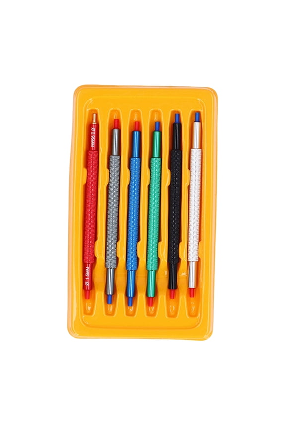 6pcs Watch Hand Removal Tool Kit Watch Pointer Adjust Pusher Set with 12 Sizes for Watch Adjusting