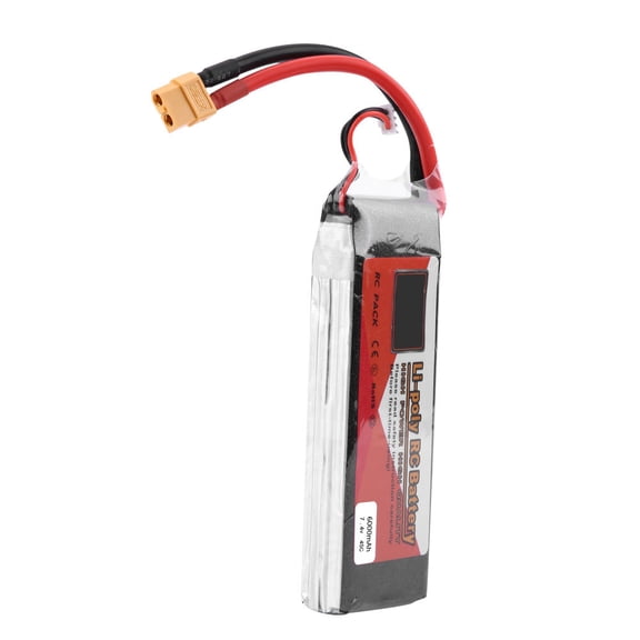 YAHHU 7.4V 6000mAh 45C 2S RC LiPo Battery with XT60 Plug for RC Car Truck Boat Airplane, 6.69 inches / 17.0 cm Length, High Performance Racing Parts