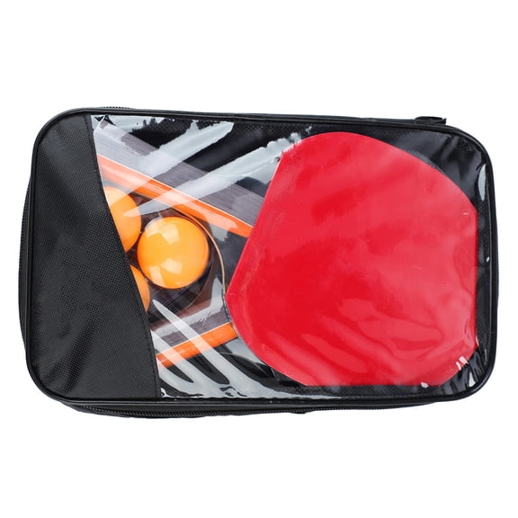 YAHHU 7-Layer Table Tennis Paddle 3 BallsSet with Sweat-Absorbing Handle Powerful Control, Easy to Play, Beginner Friendly