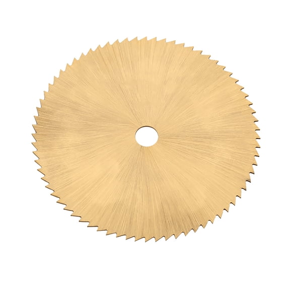 YAHHU 72 Teeth High Speed Steel Circular Saw Blade Small Cutting Disc for Metal Wood Plastic 2.36in / 60mm Outer Diameter 6mm Inner Hole