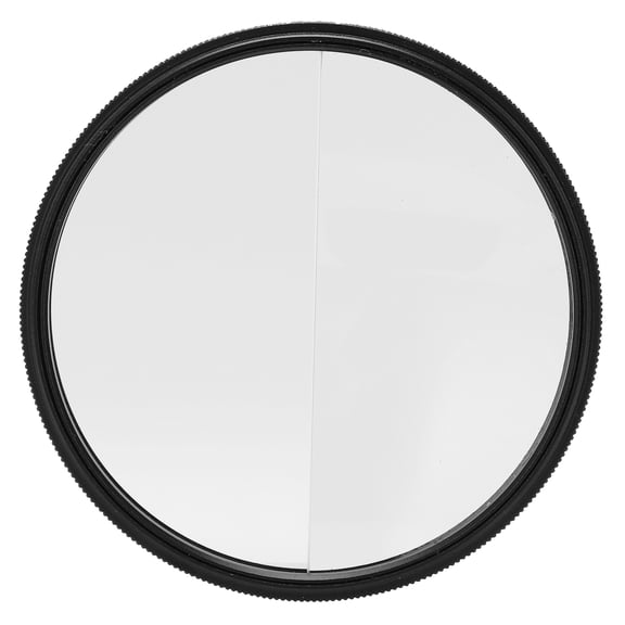 YAHHU 77mm Split Diopter Filter Optical Glass Prism Foreground Blur Variable Effects Filter for Camera Photography DSLR Lens Accessory with Storage Bag and Cleaning Cloth