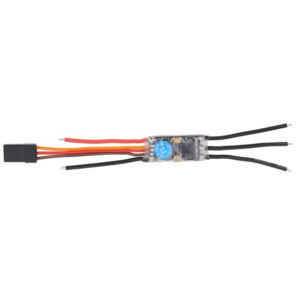 YAHHU 7A ESC Electronic Speed Controller 1-2S with Built-in BEC High Speed Program RC Accessory Replacement Part for Fixed Wing Aircraft Radio Control Airplanes, 5.12 inches / 13.00 cm Length