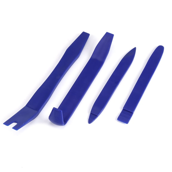 YAHHU 7Pcs/Set Car Interior Dash Radio Door Clip Panel Trim Open Removal Tools Remover Kit, Blue Plastic Auto Dashboard Audio Installer Pry Tool Set for Home Appliances, 11.02 inches / 28 cm