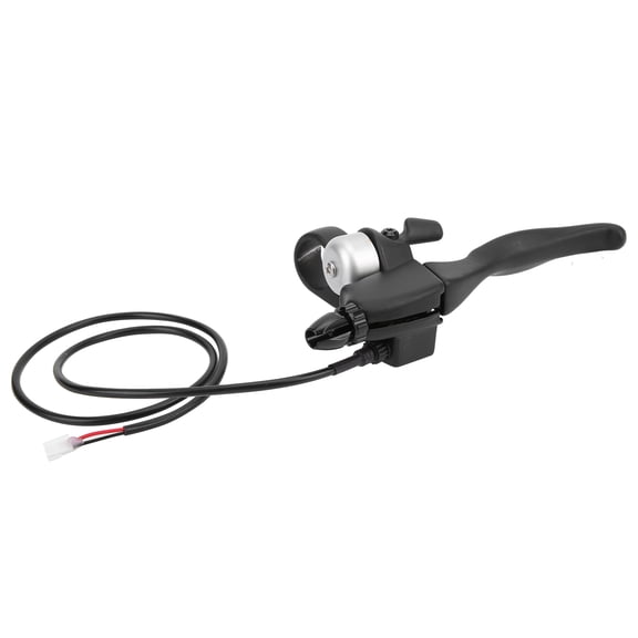YAHHU 8.5 Inches / 21.6 cm Electric Scooter Brake Handle Replacement with Integrated Bell, Aluminum Alloy Handlebar Lever for Wire-Pull Brakes, 0.9 in / 22 mm Diameter, Black
