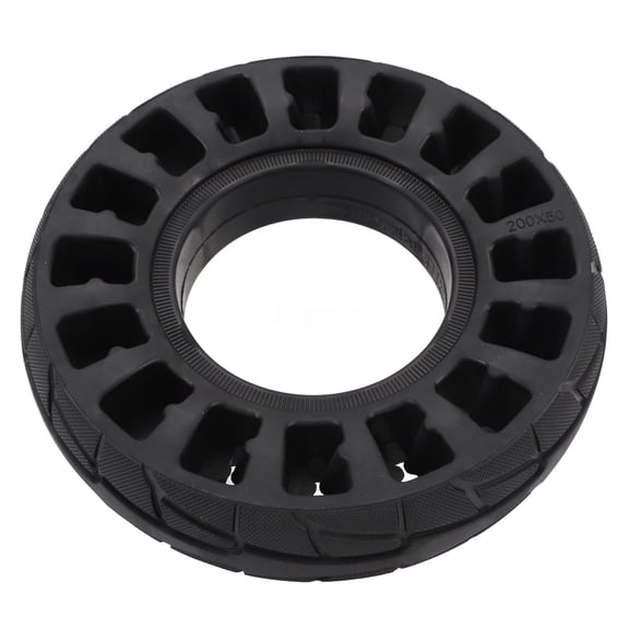 YAHHU 8 Inch / 20.3 cm Solid Tire for Electric Scooter Rubber Flat Free Shock Absorption Explosion Proof Replacement Tyre Front Rear Wheel Accessories