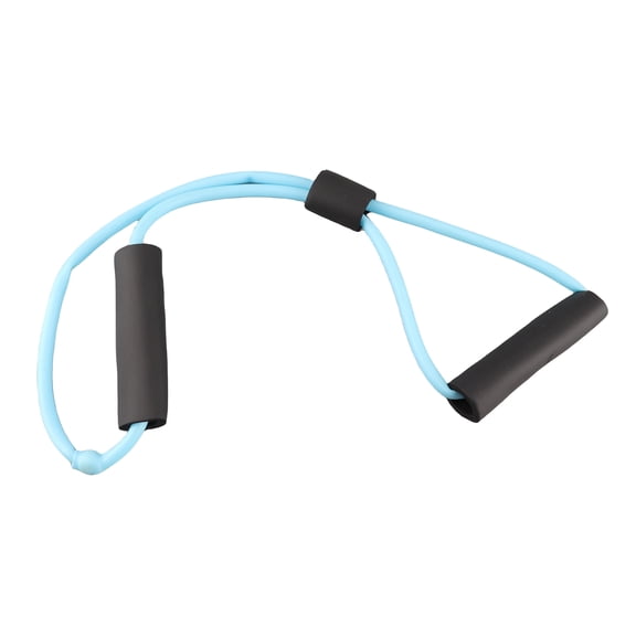 YAHHU 8 Shaped Resistance Band Exercise Cord Chest Stretch Yoga Training Fitness Elastic Tube Blue [cite: 4, 5]
