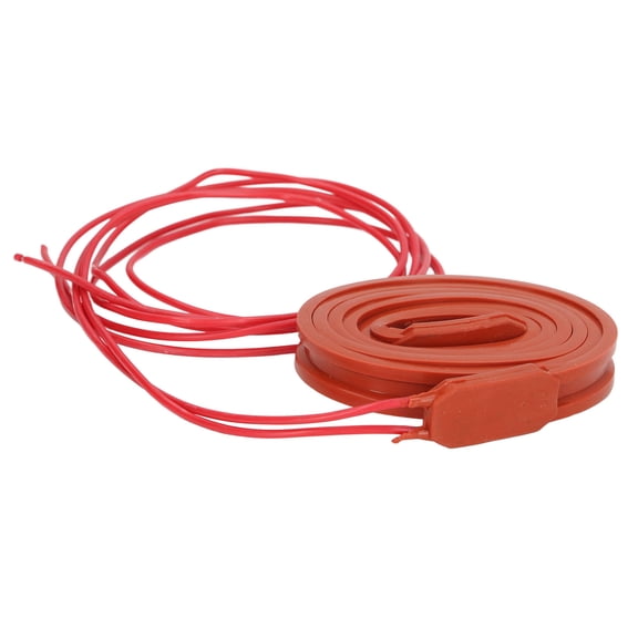 YAHHU 80W Silicone Heating Belt Waterproof Flexible Heater Wrap Self Control Temperature Warmer Belt DC24V (15x2000mm / 0.59x78.7 inches)