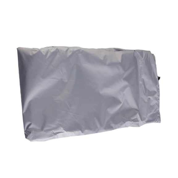 YAHHU 84.6 Inch Round Hot Tub Cover Outdoor Furniture Dust Covers 190 Silver Polyester Taffeta Spa Covers Waterproof Cover Grey 215x70cm Gray