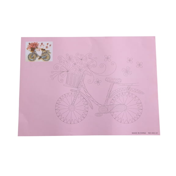 YAHHU 8Pcs 16 Pattern DIY Release Drawing Locating Paper Quilling Tool Craft Decoration Set (10.6 in / 27 cm)