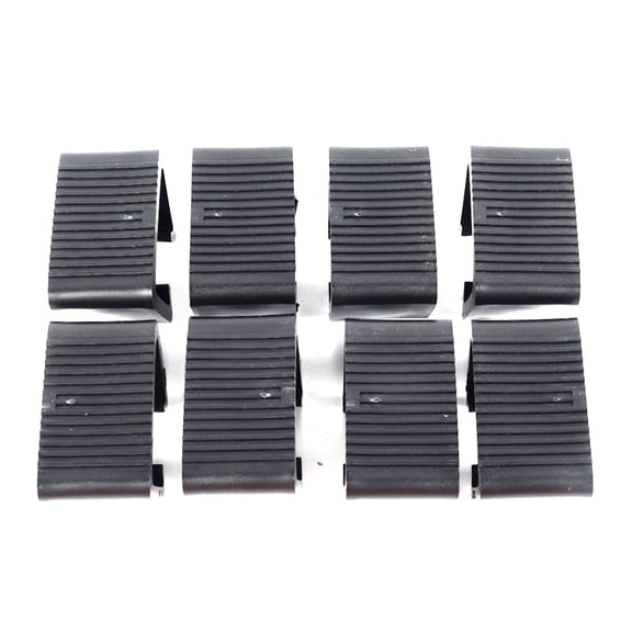 YAHHU 8Pcs Outdoor Patio Furniture Clips, Weather-Resistant Rattan Fasteners Sectional Couch Sofa Align Clamps, Heavy Duty Plastic Connectors, 4.3cm / 1.7 inches Groove For Wicker Chairs Black