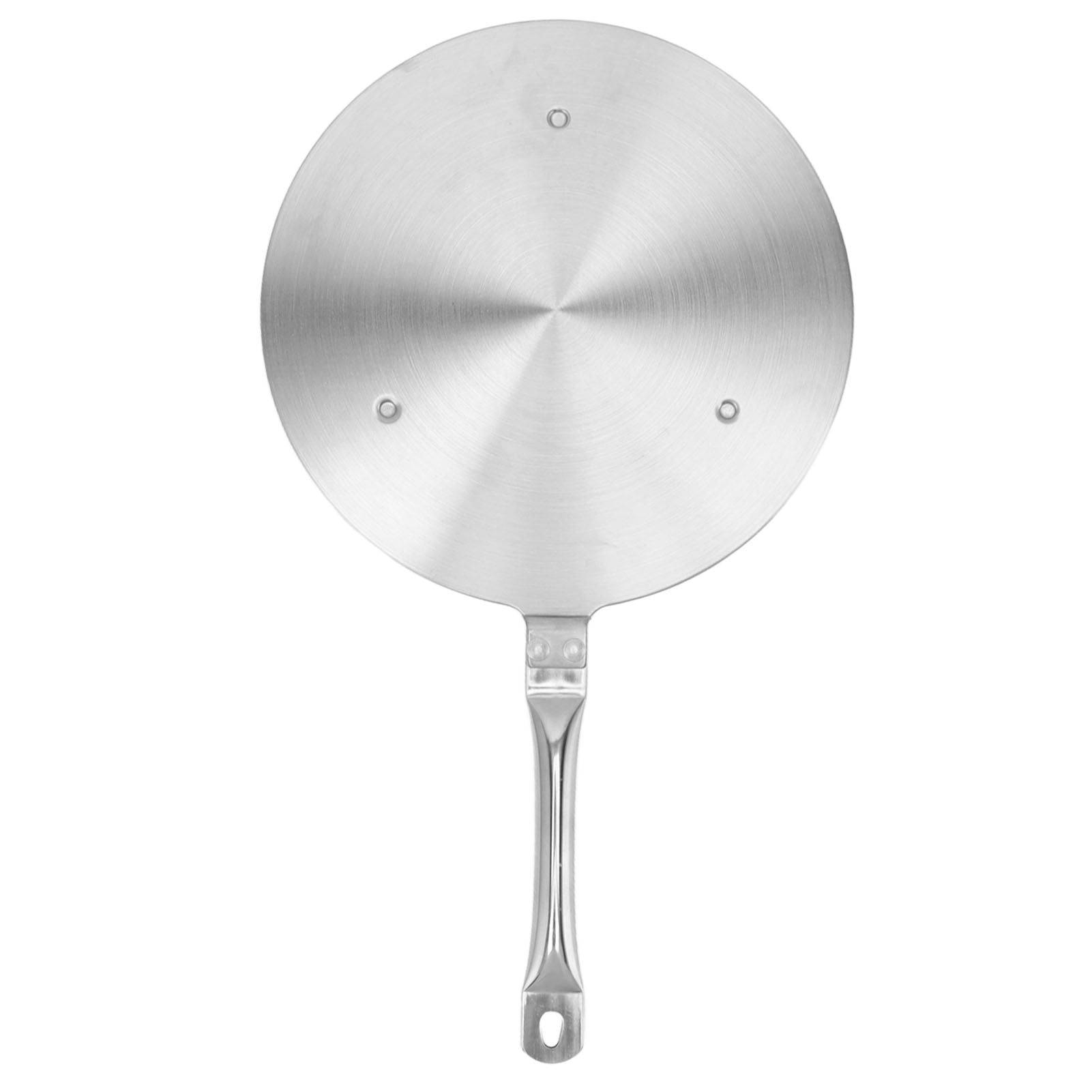 YAHHU 9.4 Inches / 24 cm Stainless Steel Heat Diffuser Plate with Handle, Universal Induction Cooker Adapter for Gas and Electric Stoves