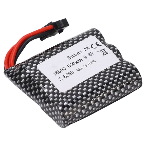 YAHHU 9.6V RC Car Lithium Battery 800mAh Replacement Pack for S911 S912 9115 9116 Models