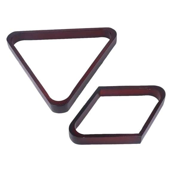 YAHHU 9-Ball & American Style Billiard Rack Set Dual Shape Pine Stand with Loose Design, 5.72cm Compatibility, Ideal for Home & Bar