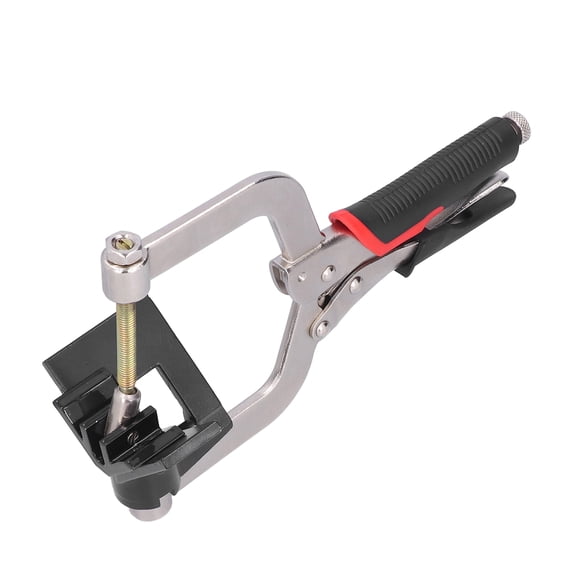 YAHHU 90 Degree Corner Clamp for Woodworking, High Carbon Steel Right Angle Clip, 9.8 x 5.9 Inches Frame Clamp Hand Tool with 3.1 Inch Maximum Opening