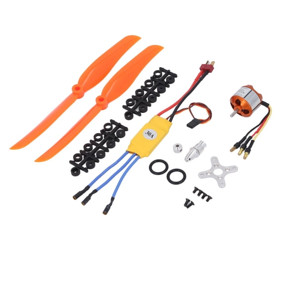 YAHHU A2212 1400KV RC Brushless Motor 30A ESC and 8060 Propeller Set for RC Airplane Quadcopter Helicopter