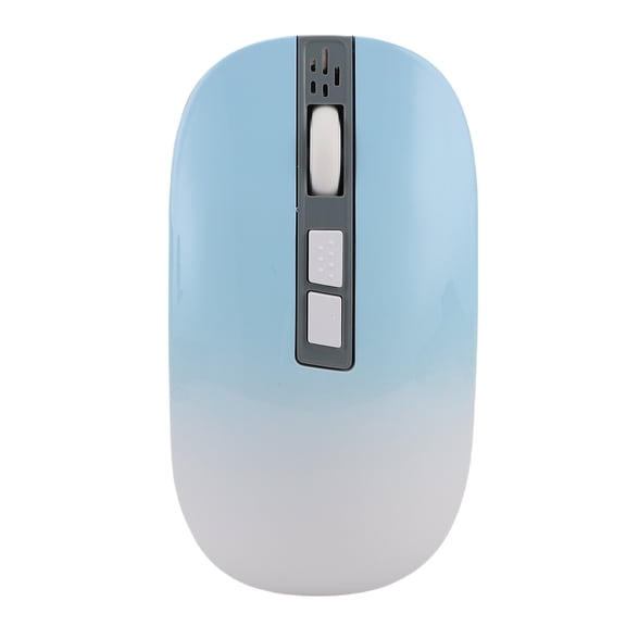 YAHHU AI Smart Voice Mouse Desktop Computer PC Wireless Bluetooth Rechargeable Ergonomic Optical Mice Real Time Translation Lake Blue (5.12 inches / 13 cm)