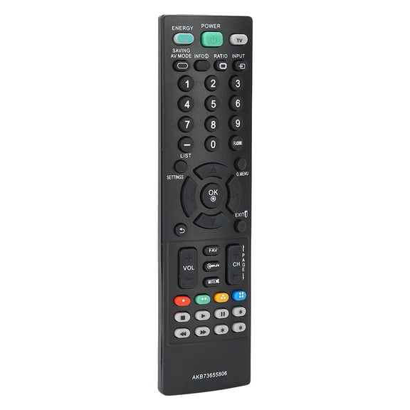 YAHHU AKB73655806 ABS Black TV Controller Remote Control Replacement for LG Television