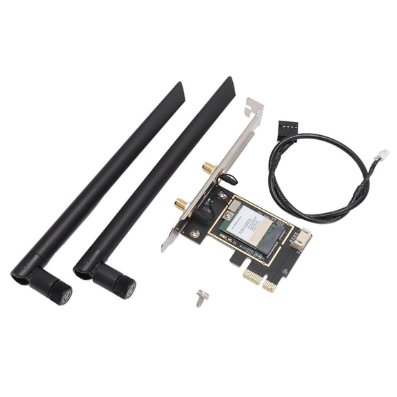 YAHHU AW CB304NF RTL8821CE PCIe WiFi Adapter, 433Mbps 2.4G & 5G Dual Band Wireless Network Card with Bluetooth 4.2 for Desktop PC, 802.11AC High-Speed Internet Connectivity Support